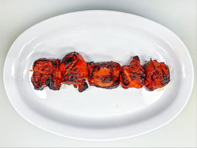 Chicken Tandoori Skewer.