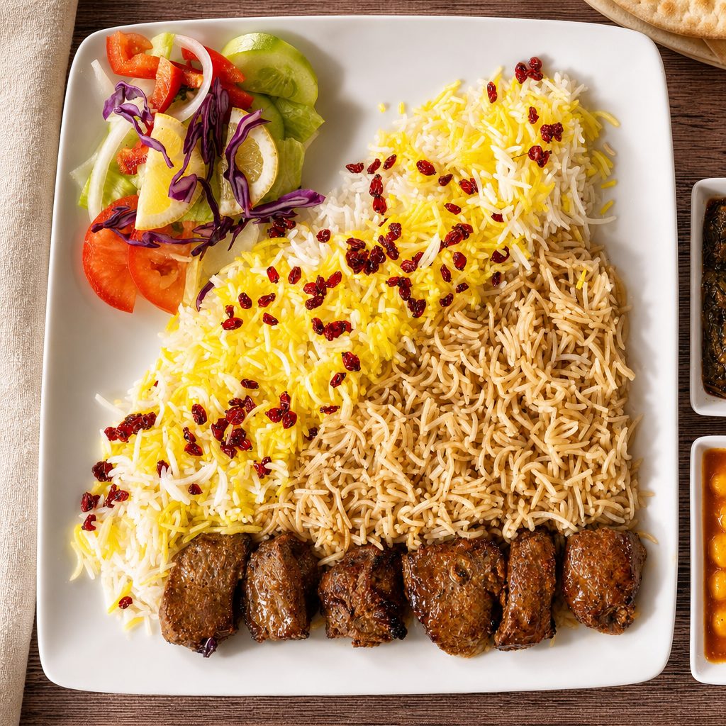 Lamb Tika Platter.