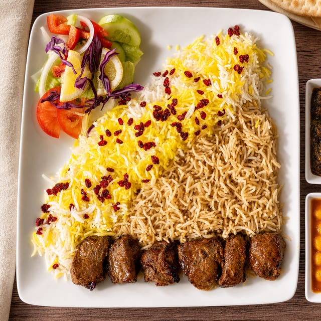 Lamb Tika Platter.