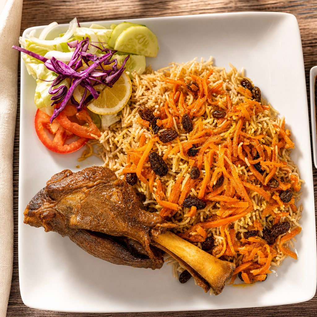 Qabeli Platter (Lamb Shang).