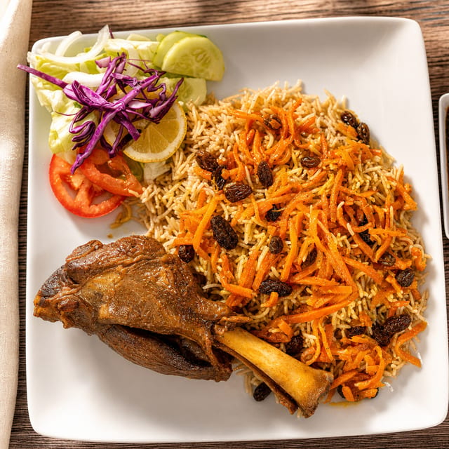 Qabeli Platter (Lamb Shang).