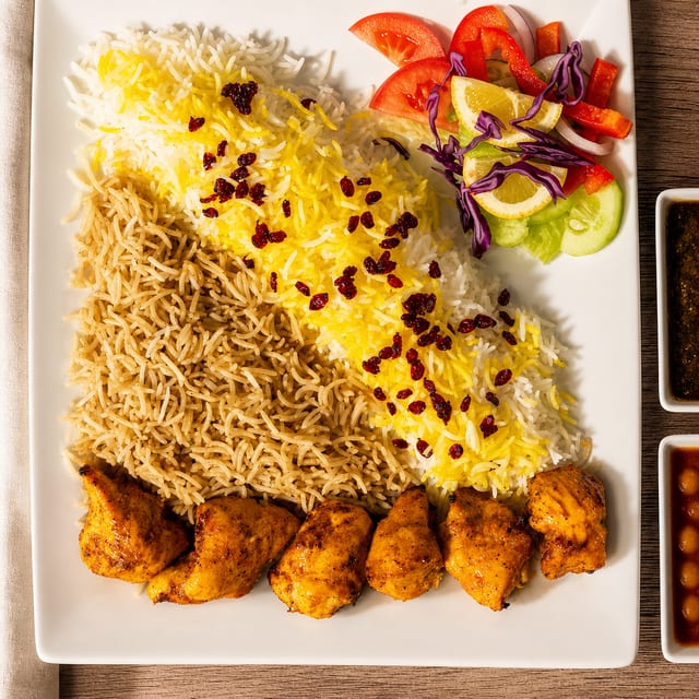 Chicken Tika Platter.